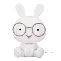 Rabbit LED Table Lamp – White & Light Grey