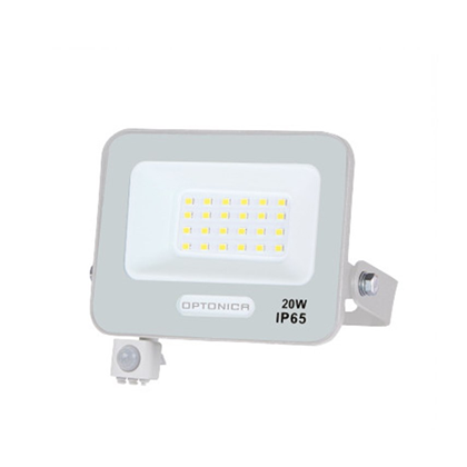 LED Floodlight with Sensor 20W 3000K