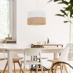 Pendant Lamp Linobianco - White Brown