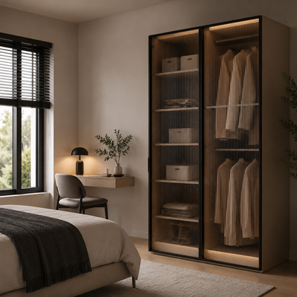 Modular Wardrobe - Milled Glass Cashmere