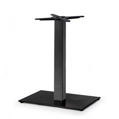 Table Base Rectangular H73cm - Black