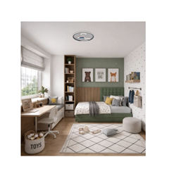 LED Ceiling Light 78W – White & Black
