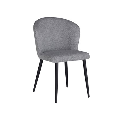 Set of 4 Dining Chairs Light Grey