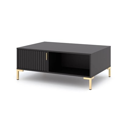 Coffee Table Matt Black Gold