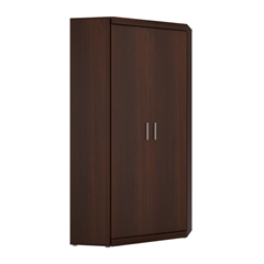 Corner Wardrobe 2 Doors – Walnut