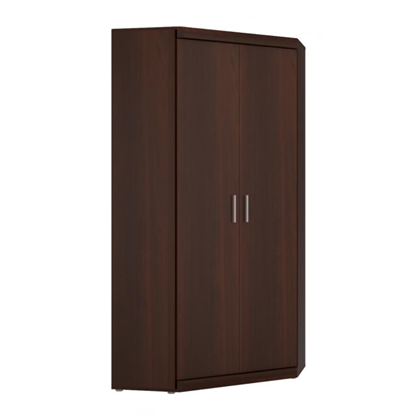 Corner Wardrobe 2 Doors – Walnut