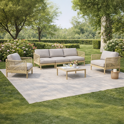 Outdoor Sofa Set Of 4 - Taupe