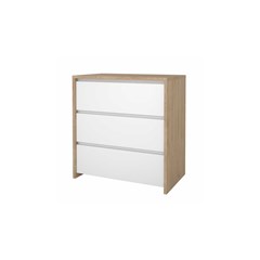Next Chest with 3 Drawers - Jackson Hickory White