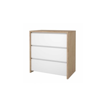 Next Chest with 3 Drawers - Jackson Hickory White