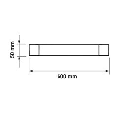 LED Batten Fitting IP65 4000K