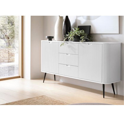 Sideboard – 2 Doors 3 Drawers White