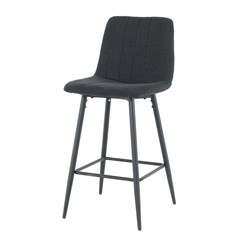 Bar Stool Black With Black Legs