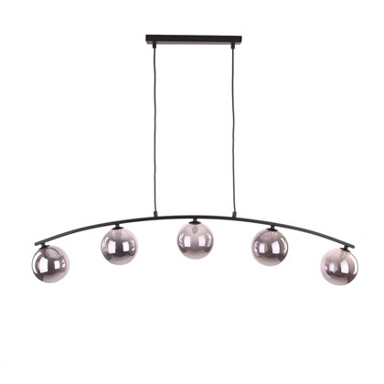 Pendant Lamp Amaro 5 Panels - Mirror Graphite