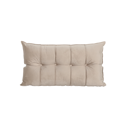 Light Brown Velvet Cushion 90x50cm