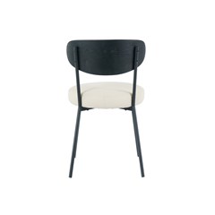 Dining Chair - Black and Beige