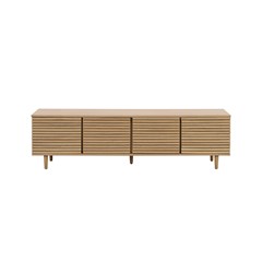 TV Stand - Modern Slatted