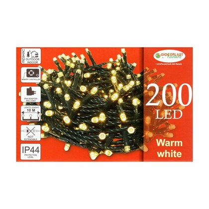 Christmas Lights 200 LED 6400K 10M IP65 Warm White