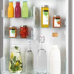 Fresco 341L Fridge-Freezer Stainless Steel
