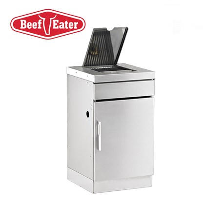 Stainless Steel Cabinet with Side Burner