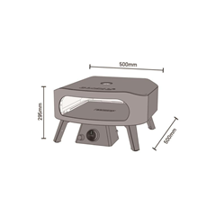 Gas Pizza Oven Classic 13 Inch