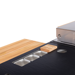 Outdoor Kitchen 3 in 1 with Fridge,  Chef Worktop and Grill