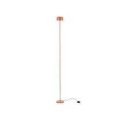 Noa Salmon LED Floor Lamp – Salmon & White