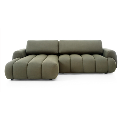 Corner Sofa Bed Chl – Left 272cm Olive