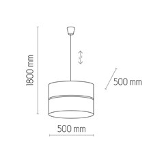 Pendant Lamp Linobianco - White Brown