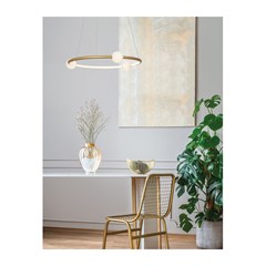 LED Pendant Ceiling Light - Satin Gold