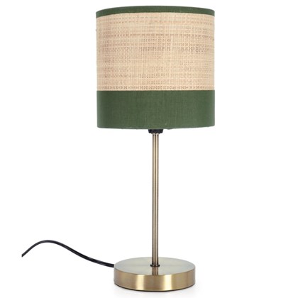 Table Lamp - Green & Gold