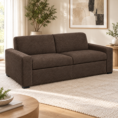 3 Seater Sofa Bed 199x84cm – Taupe-Brown