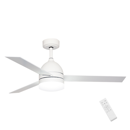 Matte White Decorative Ceiling Fan