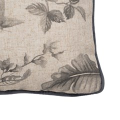 Linen Cushion Birds 45x30cm