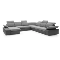 Cor Sofabed with Chaise Left – Dark Grey