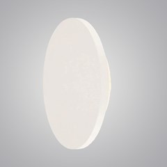 White Plastic Wall Light - 3000K - 3W