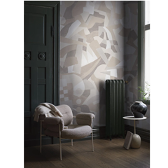 Mural Wallpaper Geometric Beige