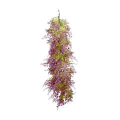 Purple Fern Artificial Hanging Plant