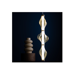 Elva Pendant Lamp Brass LED