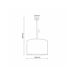 Vellum Sabia Pendant Lamp – Multicolour/Sabia