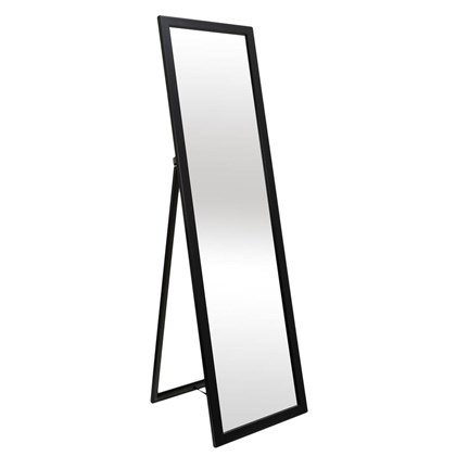 Black Pedestal Mirror 124Cm