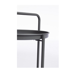 Dark Grey Twin Trolley W-Tray