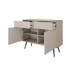 Sideboard – Beige & Gold