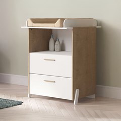 Changing Baby Table – Brown & White