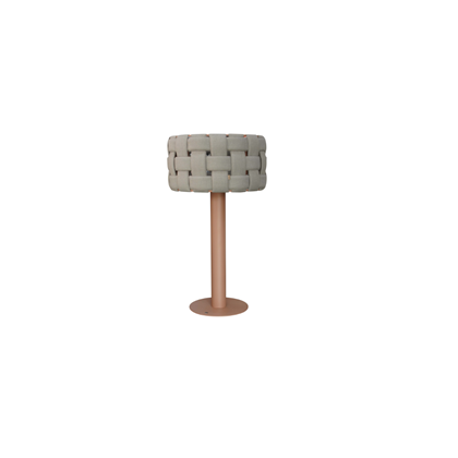 Floor Lamp – Aluminium & Fabric