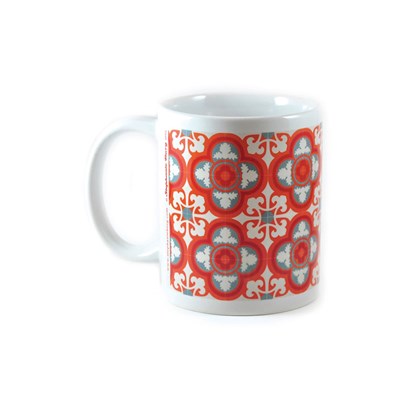 Mug with Malta Tile design Pattern no.5