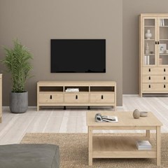 Madrid TV Unit 3 Drawers Oak