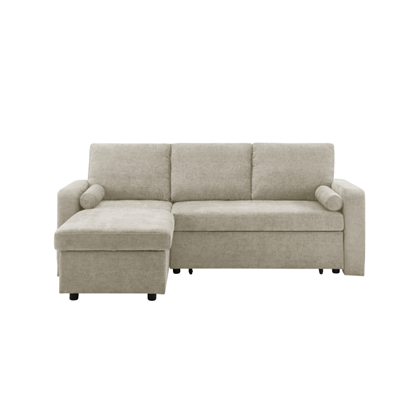 reversible chaise with storage Corner Sofa – Brown