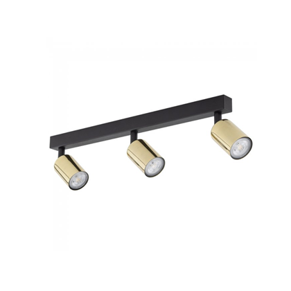 Spotlight Lamp 3 Lights – Black & Gold