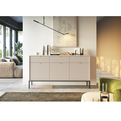 Sideboard – 3 Doors & 3 Drawers, Cashmere