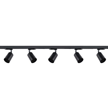 Complete Track Set 2 Meter with 5 Spotlights - Black